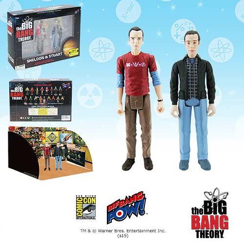 Bif Bang Pow Big Bang Theory Sheldon & Stewart EX Figures